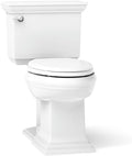 KOHLER Memoirs Stately Continuousclean St Two-Piece Elongated Toilet With Concealed Trapway, 1.28 Gpf