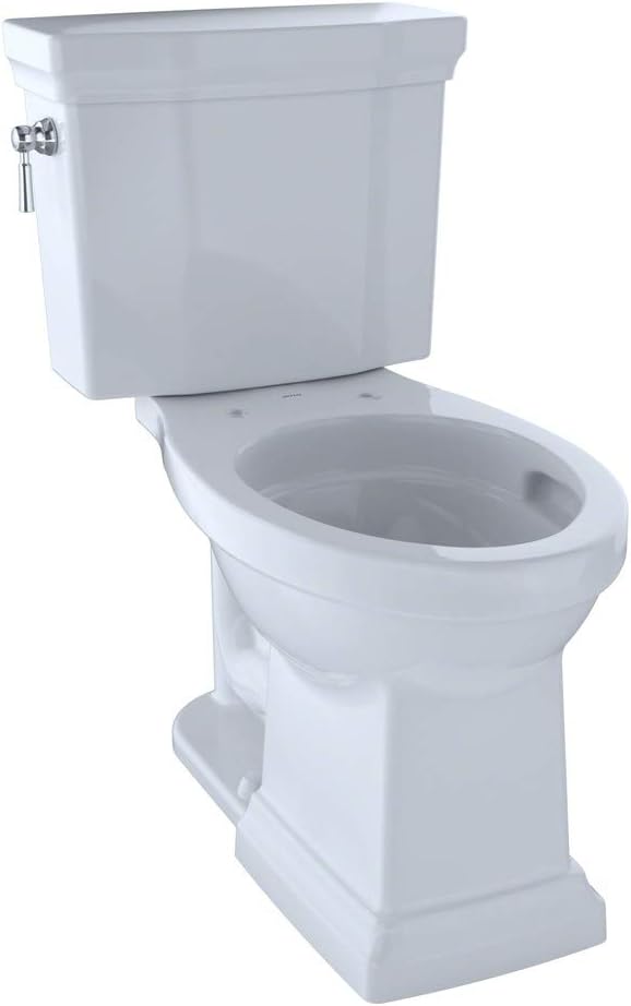 TOTO® Promenade® II 1G® Two-Piece Elongated 1.0 GPF Universal Height Toilet with CEFIONTECT, Cotton White - CST404CUFG#01