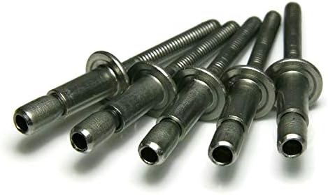 3/16' (6-4) Structural Rivet Interlock Blind Rivets Stainless Steel High Strength Pop Rivets (250)
