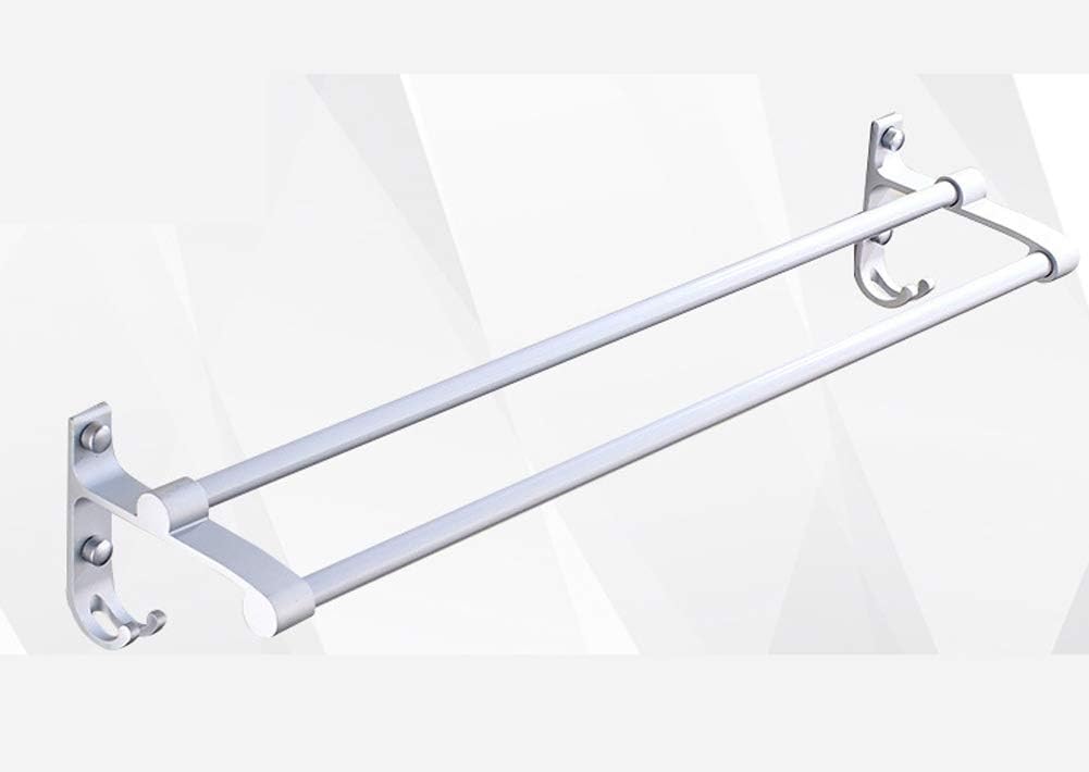 Towel Holder Self Adhesive- Towel Ring Stainless Steel Towel Rail for Bathroom,Hand Towel Bar, Space Aluminum Towel Rail Bathroom Towel Shelf Kitchen Hanging Towel Holder Door Towel Rail Rack Chrome H
