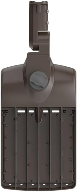 Lithonia Lighting LED Outdoor Area Light Fixture, LED Parking Lot Light with Adjustable Brightness, 3-in-1 Selectable White Color, 4-in-1 Switchable Distribution, UVOLT, Wall or Pole Mount, Bronze