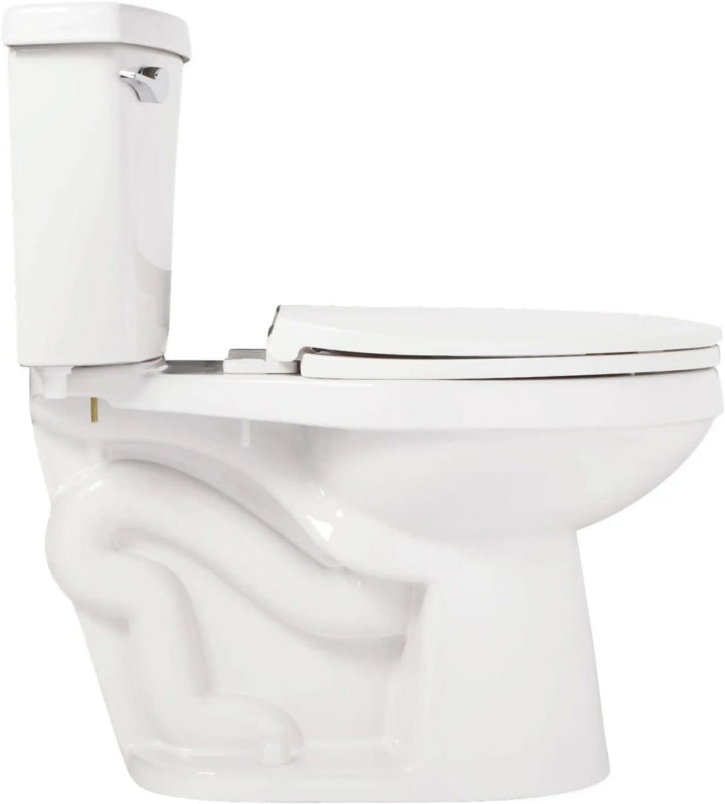 Signature Hardware 462381 Bradenton 1.28 GPF Two Piece Elongated Toilet with 14' Rough-In - White