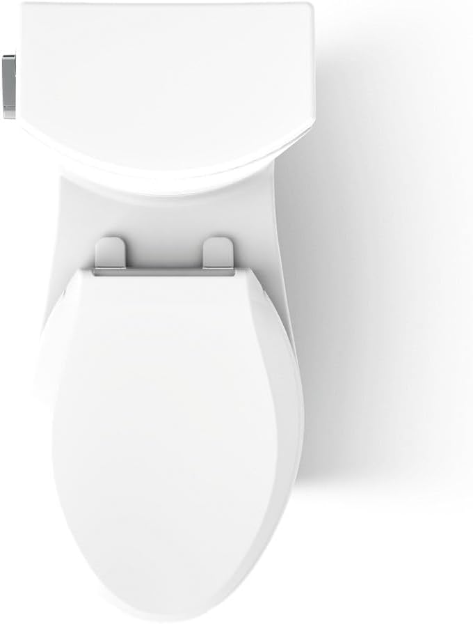 Persuade Curv Comfort Height Two-piece elongated dual-flush chair height toilet, White