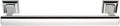 Alno A7420-12-PC Manhattan Modern Towel Bars, Polished Chrome