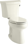 Kohler 3889-RA-96 Highline® Two-piece elongated toilet, 1.28 gpf, Biscuit