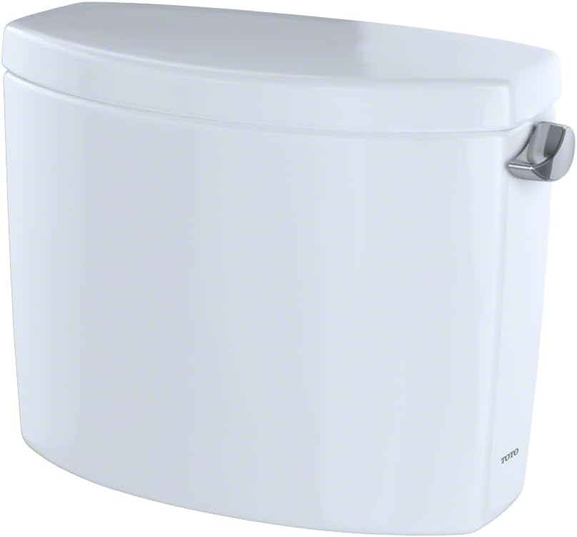 TOTO St454Er#01 Drake Ii Toilet Tank With Right Hand Lever, Cotton