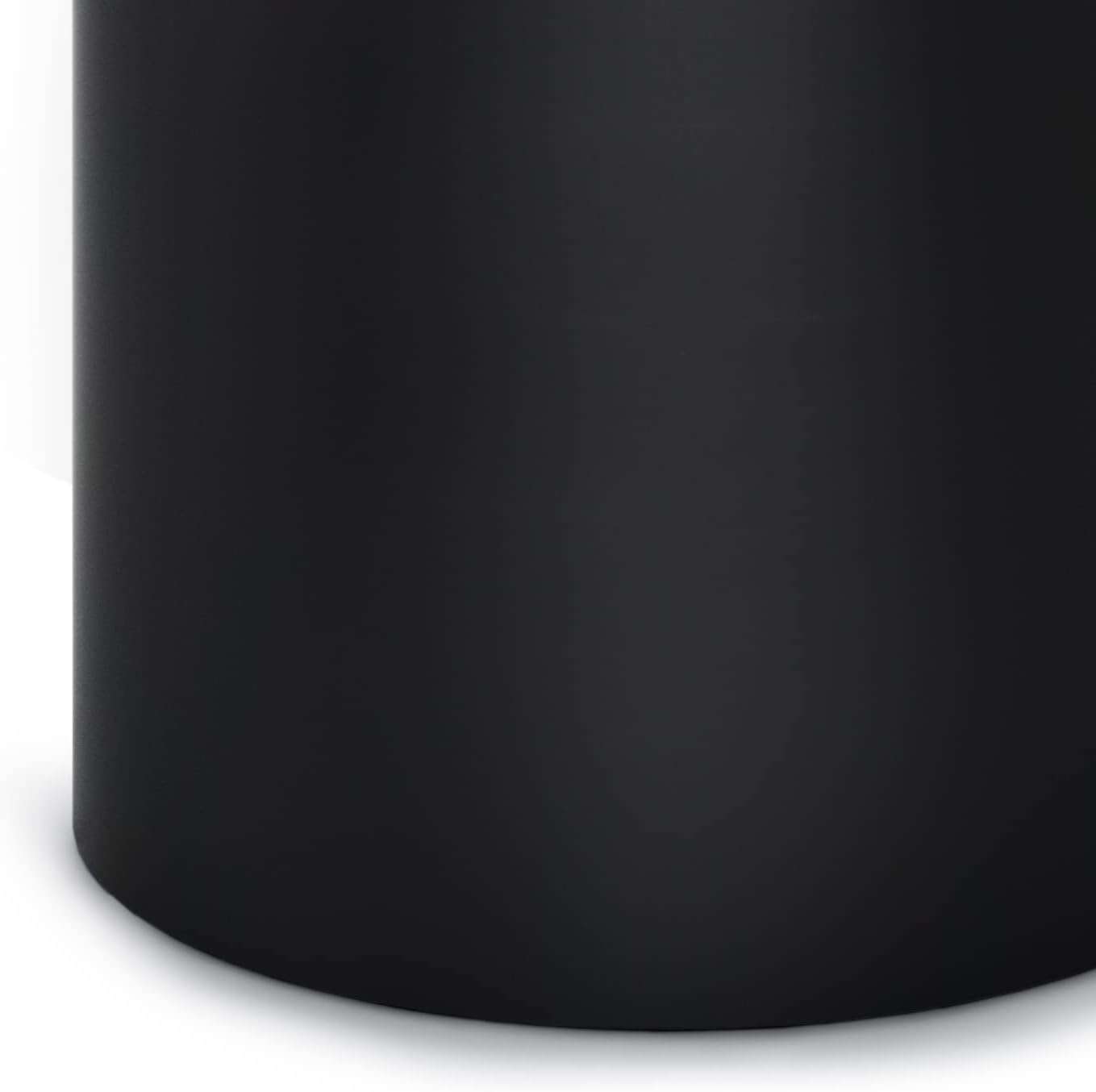 SIMPLIHOME Haynes End Table - 16 inch Wide Solid Mango Wood Round Accent Table with Sculptural Pedestal Base in Black, Boho Nightstand or Lamp Stand for Living Room or Bedroom, Assembled