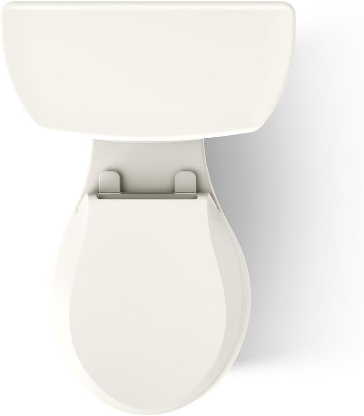 Kohler K-5481-RA-96 Highline Comfort Height Two-Piece Round-Front 1.28 gpf Toilet with Class Five Flush Technology and Right-Hand Trip Lever Biscuit