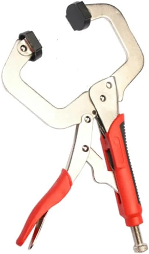 11 Inch C Clamp Clip Locking Plier Woodworking Tenon Locator Grip Vise Lock Jaw Swivel Pad