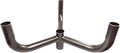 Triple 120° Bullhorn Tenon Adapter for 3 Light Fixtures with 2 3/8' Slip Fitter, Horizontal Bracket with 3 Arms Mounting for LED Parking Lot Light, Outdoor Shoebox Street Lighting, Dark Bronze