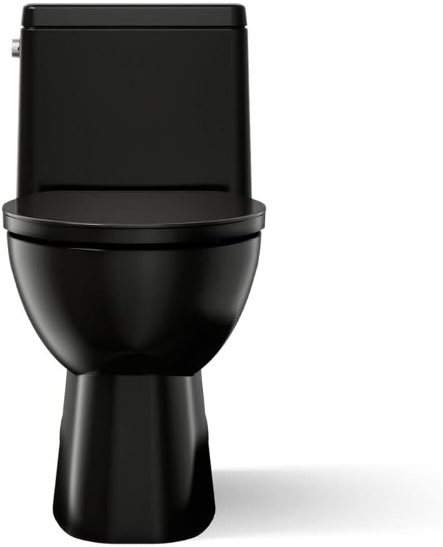 Reach 1.28 GPF One Piece Elongated Chair Height Toilet with Hand Lever - Seat Included