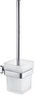 Bathroom Accessories Set,Heavy Duty Towel Rack Shelf Bar Ring Wall Mount, Chrome Holder Bathroom Accessories (Color : Coat Hook) (Toilet Brush Holder)