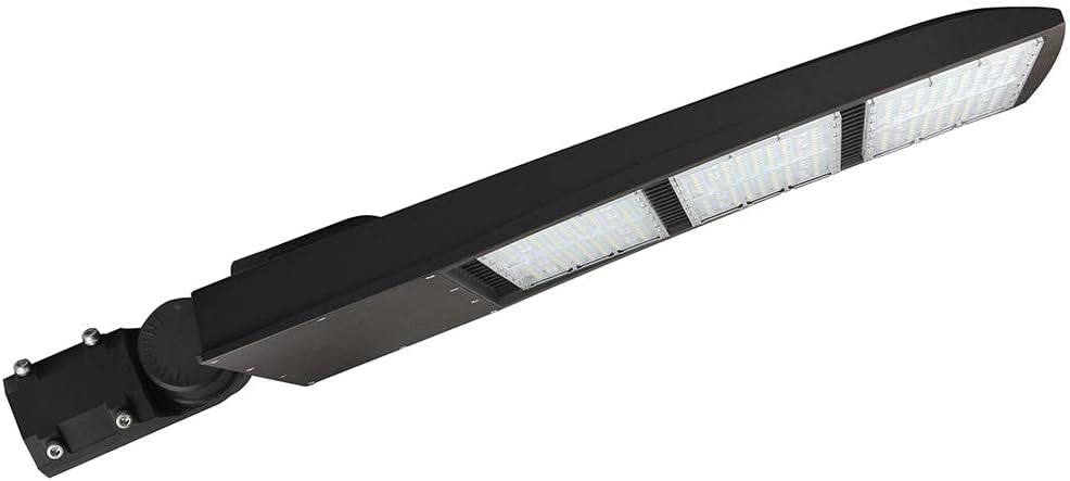 OSTEK 450W LED Parking Lot Light 60750 LM (135lm/w) 5000K LED Pole Light Outdoor Area Street Lighting [1500-1700W HID/HPS Equiv.] Adjustable Slip Fitter Commercial Shoebox Light 277-480V,UL&DLC Listed