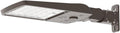 Lithonia Lighting LED Outdoor Area Light Fixture, LED Parking Lot Light with Adjustable Brightness, 3-in-1 Selectable White Color, 4-in-1 Switchable Distribution, UVOLT, Wall or Pole Mount, Bronze