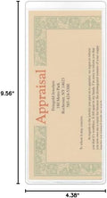 StoreSMART® - Clear Plastic Brochure/Policy/Ticket Holders - 100 Pack - RR9124-100