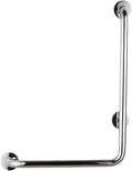 Grab Bars Handle Safety Support Hand Rails, Wall Mount L-Shape Grab Bars for Bathroom,Towel Rack ,Bathroom Chrome Stainless Steel Antislip Grab Rails,Support Handle Shower Safety Anti-Slip Handle, Lef