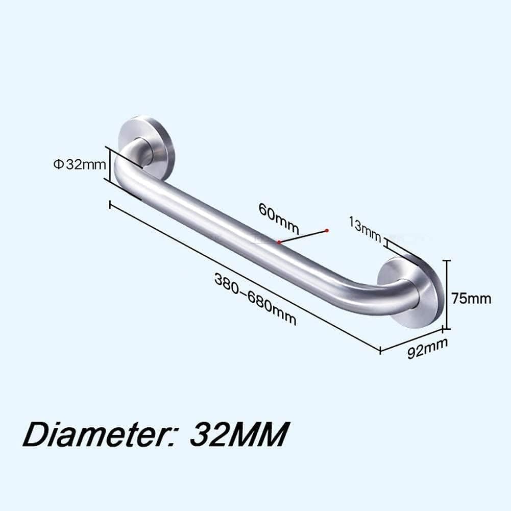 Shower Handles Bathroom Handrail Shower Catch Rail of Leadsturdy Shower Security Catch Bar for Bathtub Polished Chrome Catch Bars (38Cm) ()