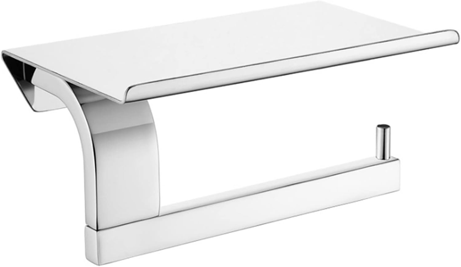 Bathroom Accessories Set,Heavy Duty Towel Rack Shelf Bar Ring Wall Mount, Chrome Holder Bathroom Accessories (Color : Coat Hook) (Bathroom Hardware Sets)