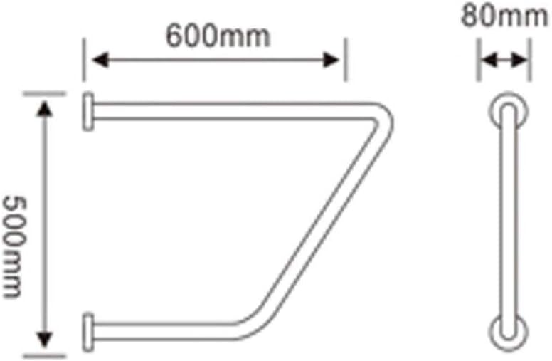 Toilet Frame Bathroom Toilet Grab Handles for Bathtub, Safety Support Grab Bar Triangular Chrome-Plated Barrier-Free Bathroom Handrail for ly
