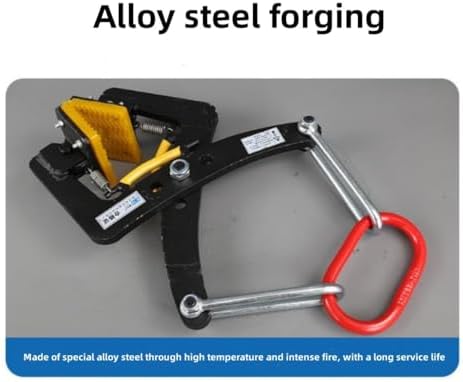 Heavy Duty Stone Lifting Clamps 2-4-6 Inch, Marble and Granite Carrying Pliers, Vertical Clamp Grab for Concrete Handling and Rock Lifting, Durable Curb Clamp Too