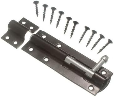 One Stop DIY 100 x HEAVY DUTY TOWER BOLTS SLIDE GATE LATCH BLACK JAPANNED STEEL 100mm NEW