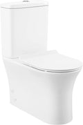 Swiss Madison SM-2T120 Calice Two Piece Elongated Rear Outlet Toilet Dual Flush in White