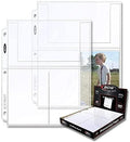 Bcw Pro 3-Pocket Postcard Protective Page Box 4' x 6' Pack of 100 (400-PACK)