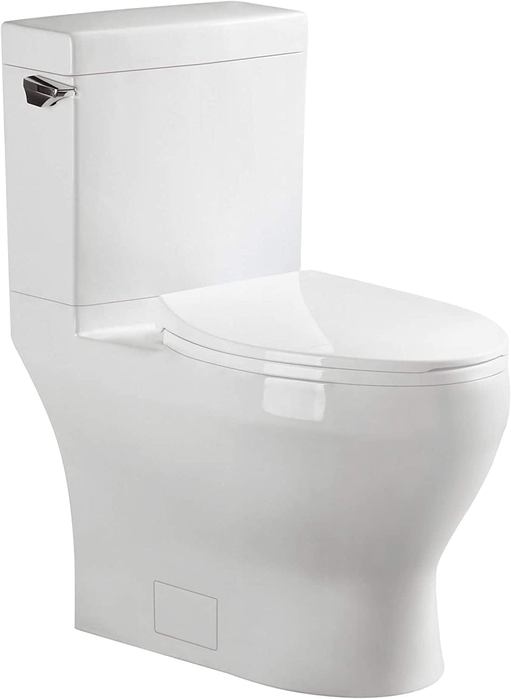 Fine Fixtures Modern Two Piece Elongated Toilet Ada Compliant, White
