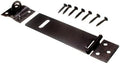 One Stop DIY 40 x DOOR HASP & STAPLE SETS LIGHT DUTY BLACK JAPANNED 100MM 4 INCH NEW
