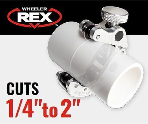 WHEELER-REX 4992RED - Close Quarters Tubing Cutter 1/4' - 2-3/8', Limited Red Edition
