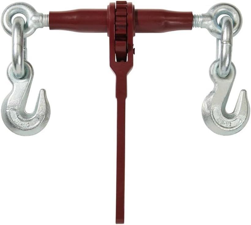 Mytee Products (4 Pack) PRO Heavy Duty Chain Binder Ratchet Style 3/8' - 1/2' w/Grab Hooks, 15,000 lbs WLL