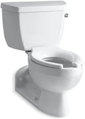 Kohler K-3554-RA-0 Two-Piece Elongated Toilet Bowl 1.6 GPF White