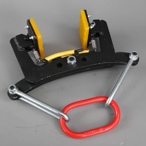Heavy Duty Stone Lifting Clamps 2-4-6 Inch, Marble and Granite Carrying Pliers, Vertical Clamp Grab for Concrete Handling and Rock Lifting, Durable Curb Clamp Too