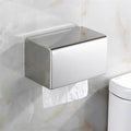 Elegant Gold Stainless Steel Toilet Paper Holder with Shelves, Mobile Phone Rack & Tissue Box - Stylish Chrome Finish Bathroom Accessories for Modern Bathrooms