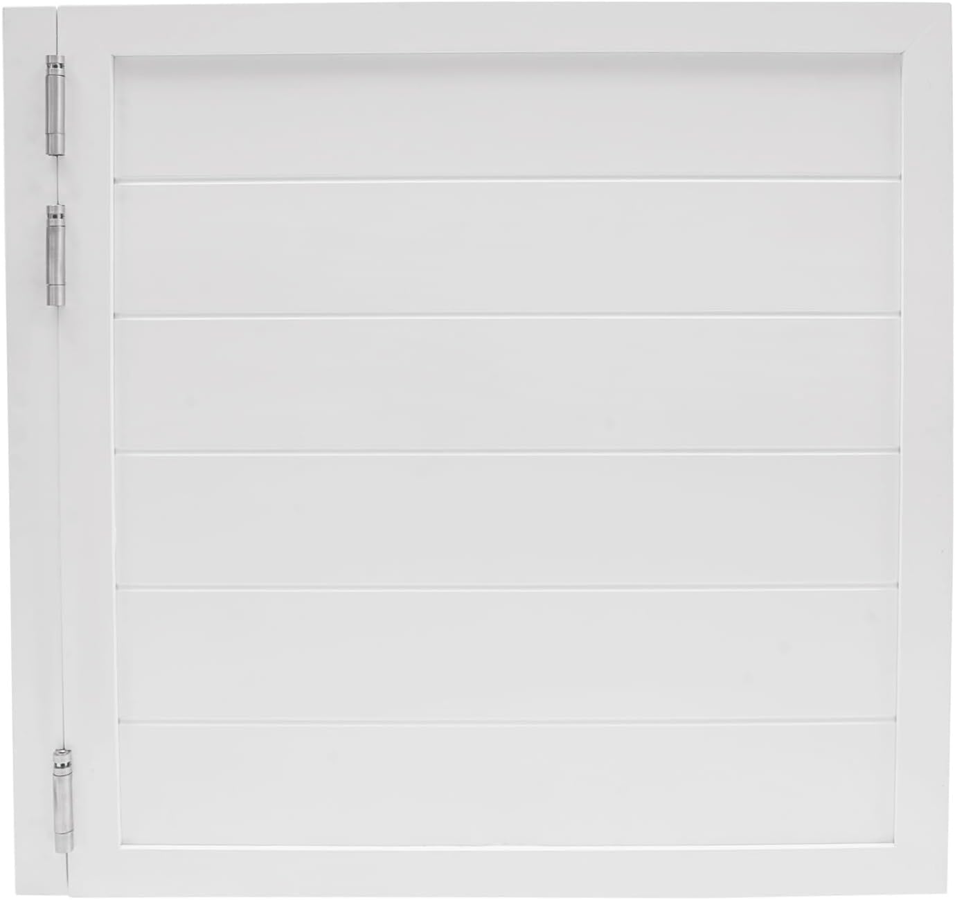 Swinging Doors Cafe Doors with 3 Hinges,Wood Swing Door Interior Saloon Half Partition Door for House Kitchen Shop Entrance Pub Porch(35.4 * 35.4in-White)