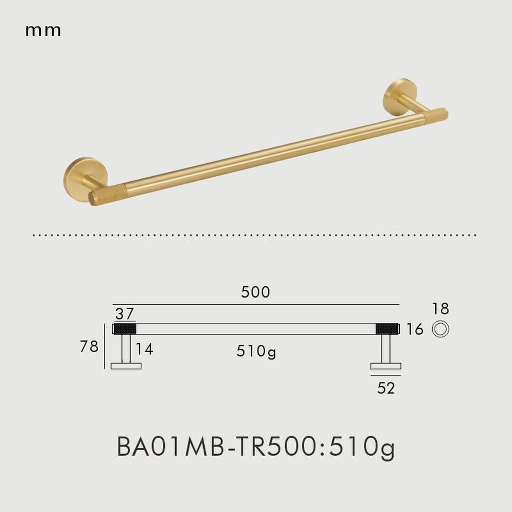 Brass Knurled Series Bathroom Accessories Fittings Towel Bar Rails Hook Toilet Roll Holders Black Gold,BA01MB,TR500