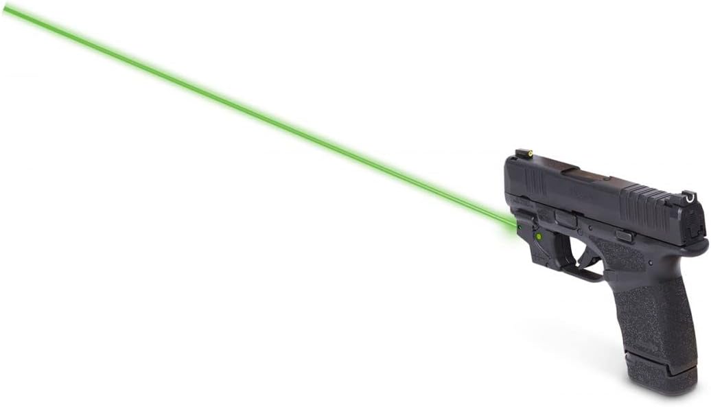 Viridian E Series Green Laser Sight, Custom Gun Fits, Railed or Non-Railed Pistols, Class 3R Green Laser Sight, 5mW Output