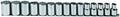 Proto 1/2 In Drive 15 Piece Metric Socket Set-12 Point