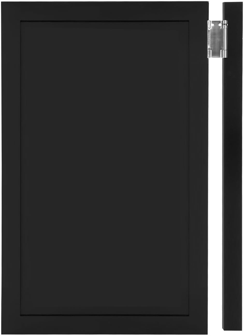 Cafe Swinging Doors,Wood Interior Saloon Half Partition Swing Door with 3 Hinges for House Kitchen Shop Entrance Pub Porch(23.6x35.4in-Black-2)