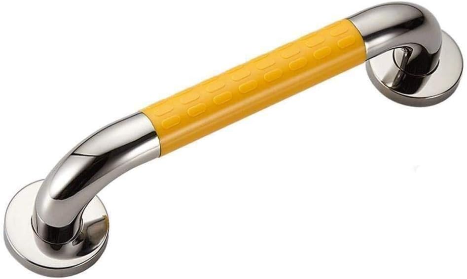 Grab Bars Handle Safety Support Hand Rails, Shower Grab Bar, 18-Inch Bathroom Grab Bar 304 Stainless Steel Polished Chrome Safety Support Handrail Elderly Disabled Anti-slip Nylon Safety Handle Towel