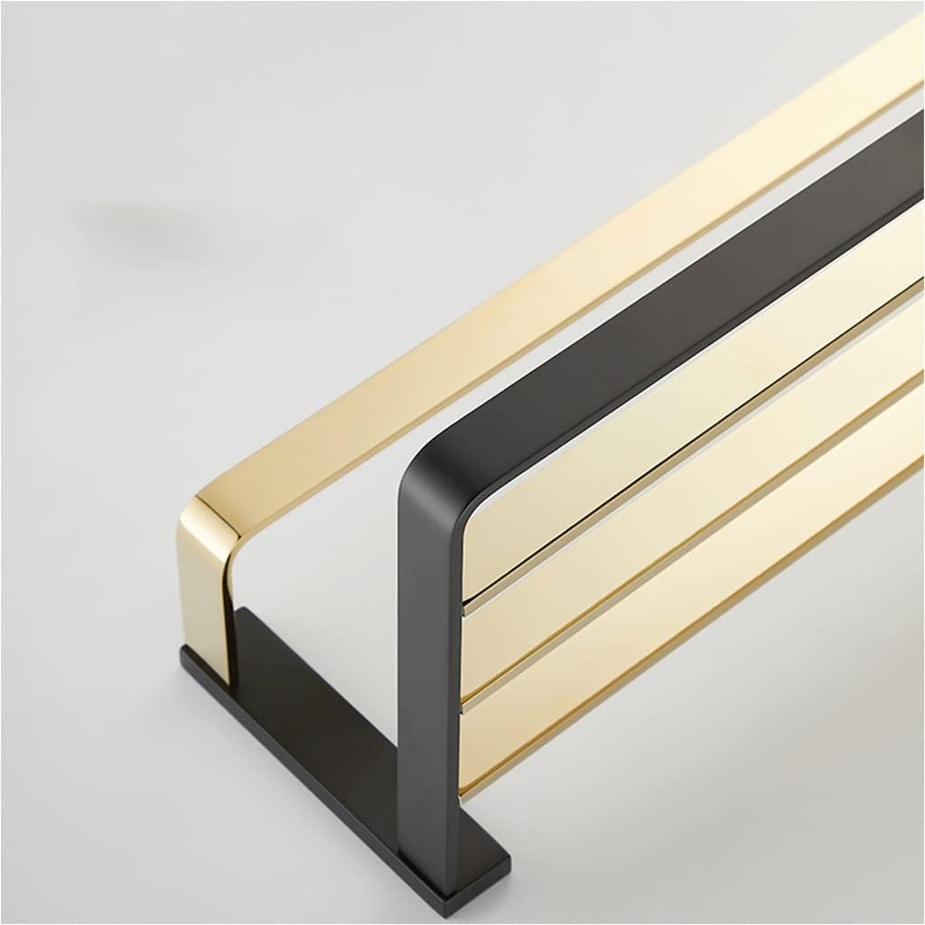 Towel Bars All Copper Black Gold Towel Bar Rail Rack, Bathroom Hardware Accessories Wall Mount Hardware(Bath Towel Rack)