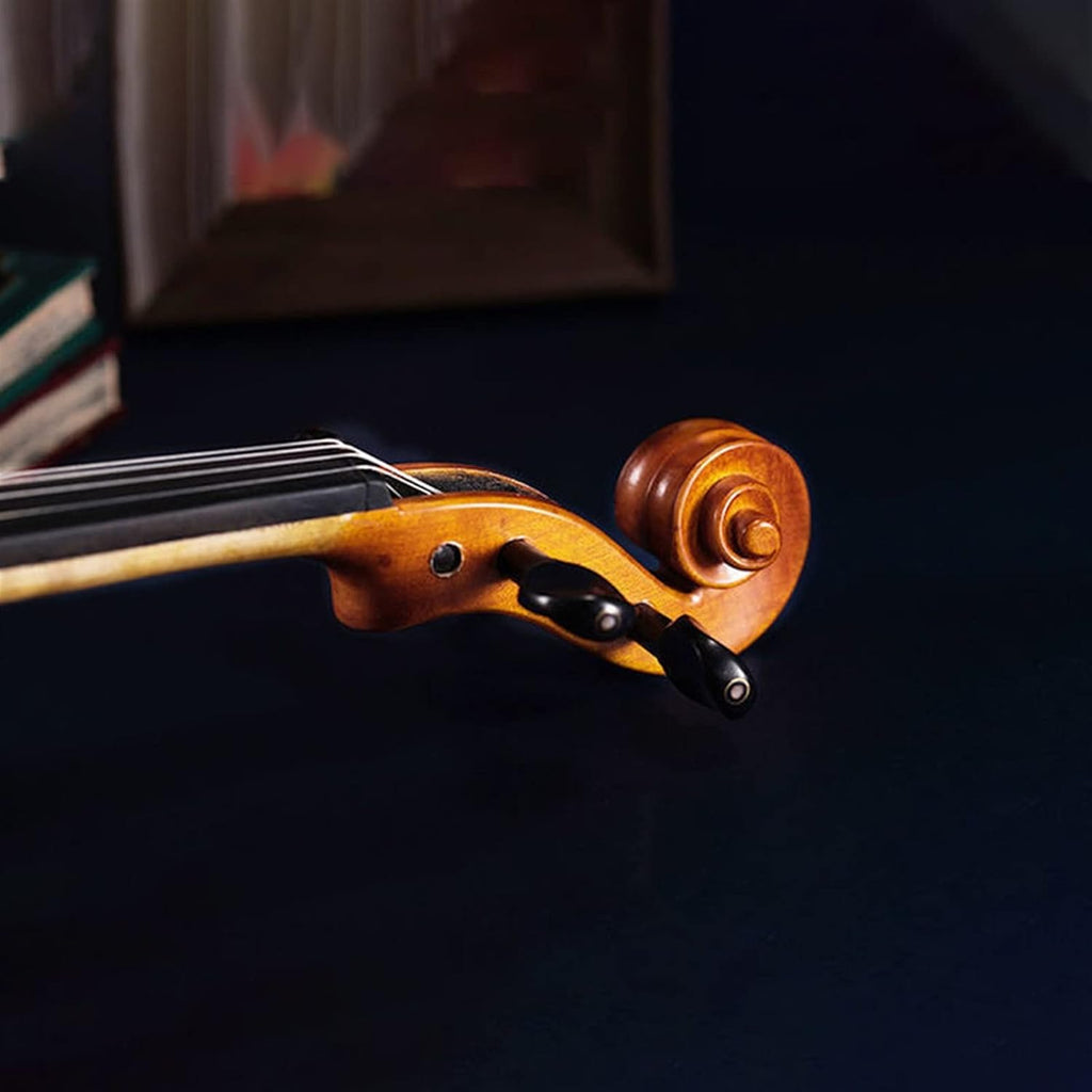 TSTS European Spruce Handmade Solid Wood Professional Violin Natural Maple Pattern Violin Musical Instrument Adults Violins (Color : 1/4)