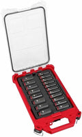 19Pc 49-66-6801 for Milwaukee 3/8' Impact Duty Socket Set Black - Metric