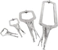 C clamp, 1Pcs C Clamp Locking Pliers 23cm Vise Grip Welding Steel Woodworking Tenon Locator(11in)