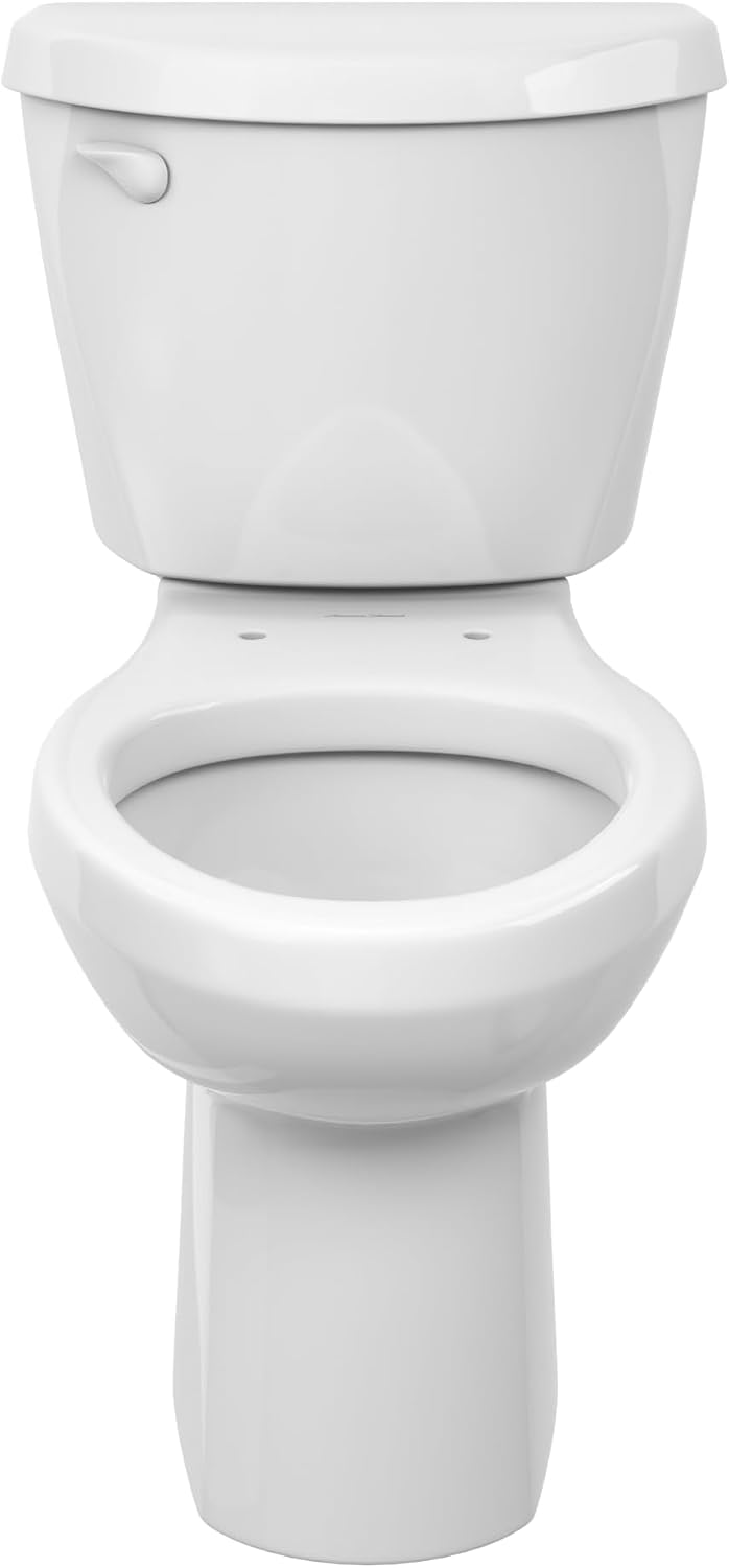 American Standard 250AA104.020 Colony 3 Two-Piece Toilet, Elongated Front, Chair Height, White, 1.28 gpf