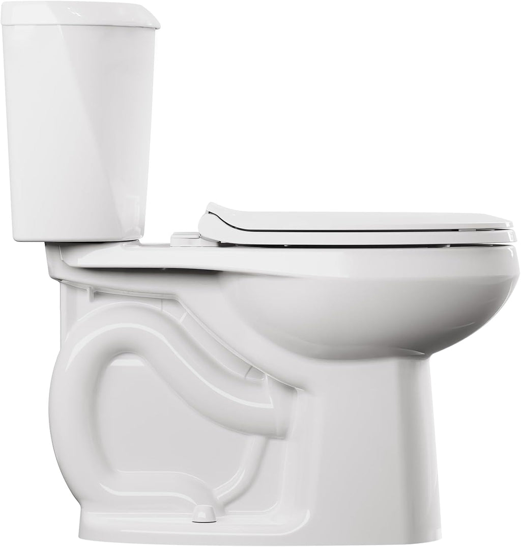 American Standard 250AA105.020 Colony 3 Chair Height Elongated Two-Piece Toilet, White