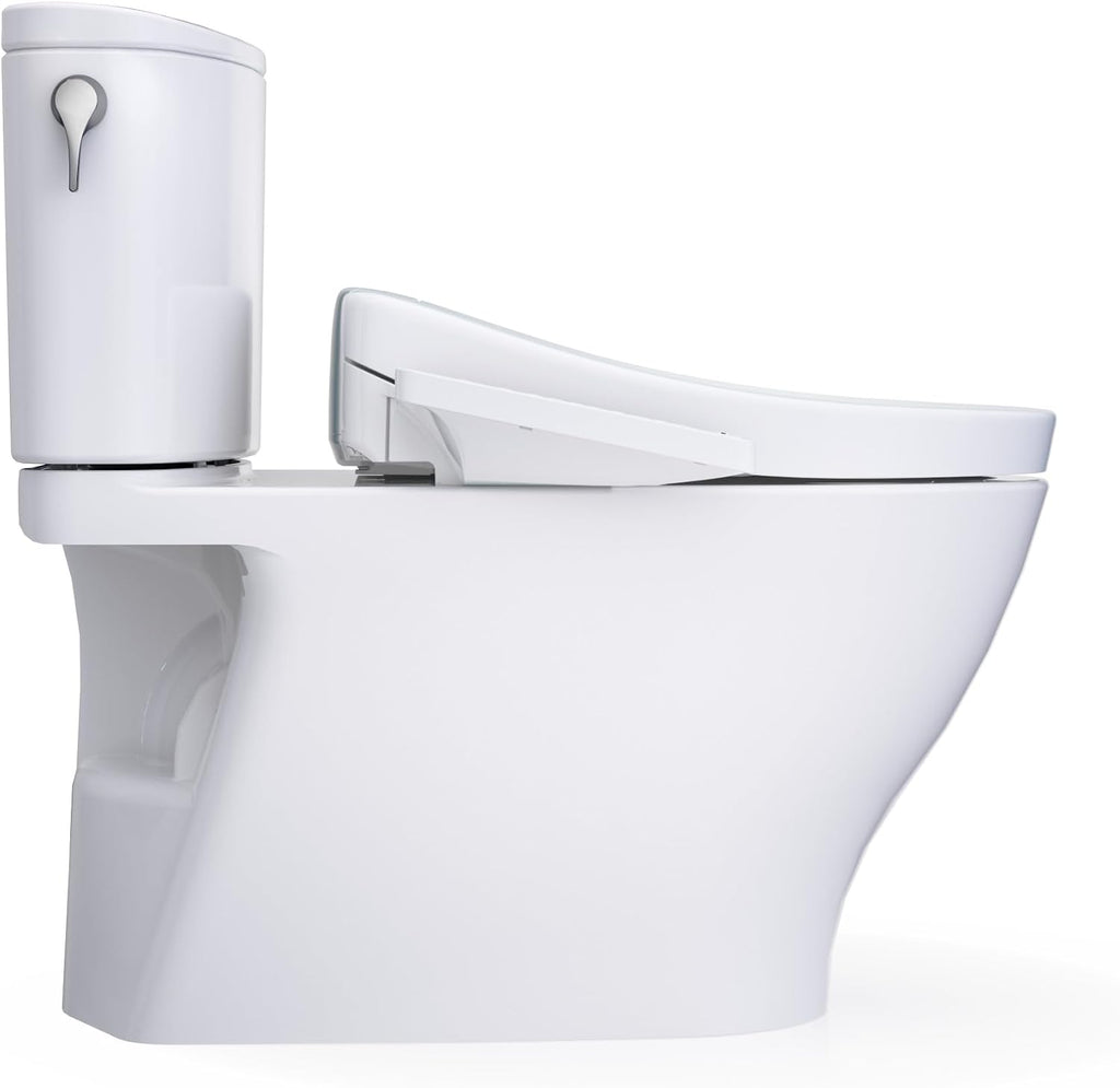 TOTO® WASHLET®+ Nexus® Two-Piece Elongated 1.28 GPF Toilet with S2 Bidet Seat, Cotton White - MW4423346CEFG#01