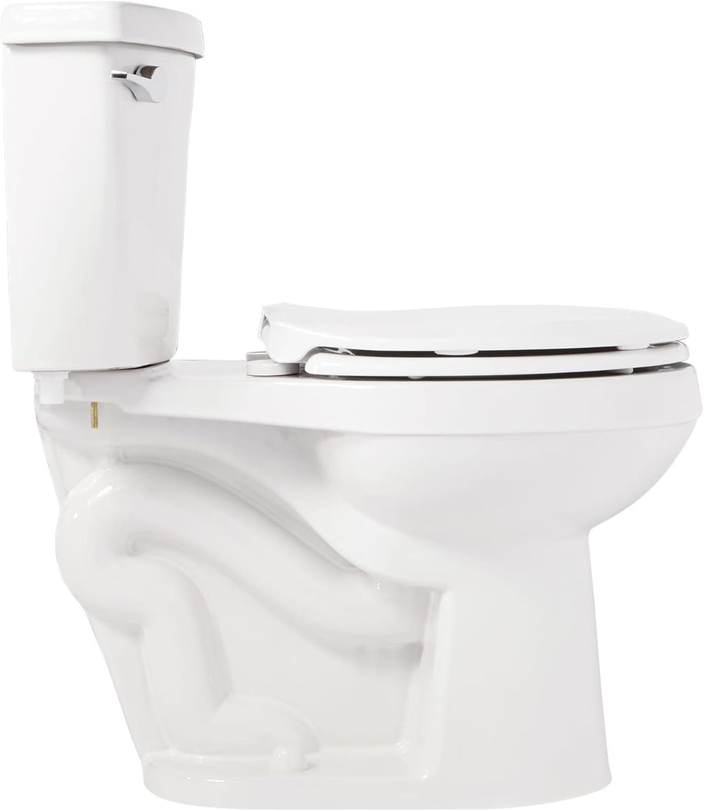 Bradenton 1.28 GPF Two Piece Round Toilet with 12' Rough-In and Left Hand Lever - Seat Included