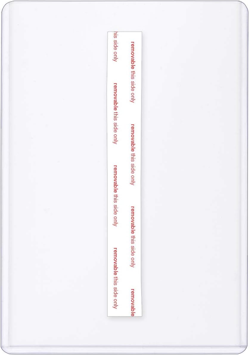 StoreSMART - Rigid Toploaders with Peel & Stick Back (Remove & Reuse) - 4' x 6' - Photo Size - 100-Pack - HPP4X6PSR-100