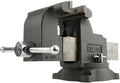 Wilton Shop Bench Vise, 6' Jaw Width, 6' Max Jaw Opening, 3-1/2' Throat (Model WS6), Gray